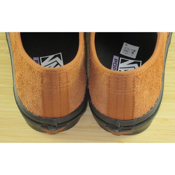 Vans Men's Skate Authentic Hairy Suede Black Rust Brown shoes Size 10 NIB - Picture 5 of 7
